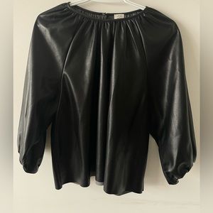 Wilfred pleather blouse
